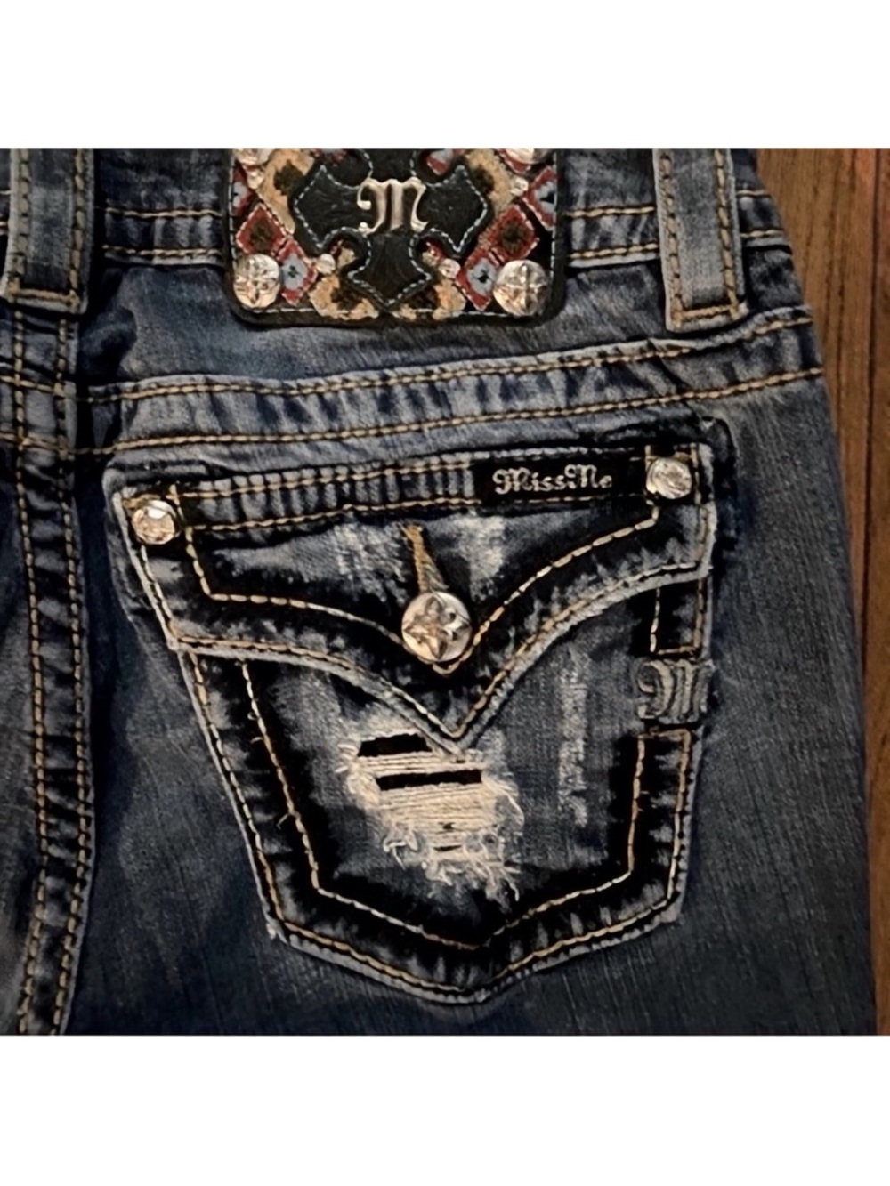 Gorgeous Miss Me Signature Crop Jeans 20” Inseam Hemmed